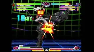 MvC2 Doom Corner Combo on Sentinel - Strider/Iron Man/Doom (Team Clockw1se/Jappy)