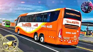 Offroad Bus Driving Simulator 2025 - Uphill Coach Bus Driver 3D - Android Gameplay 