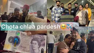 Chota chla pardesh🇬🇧✈️||🥹sbb emotional hogye😓#youtubevideo#trending#vlog#moment#viral#ytstudioes🇬🇧🤙🏻