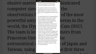 How To See the Invisible Measuring Dark Matter With Hyper Suprime Cam Reveals Discrepancy