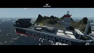 Capturing the A.I Fort Base in Stormworks: Weapons DLC (Oil tanker VS Fort Base Guns!)