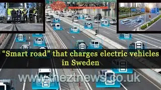 &ldquo;Smart road&rdquo; that charges electric vehicles in Sweden