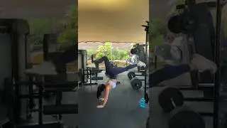 Flexibility & Power! 🔥 The Insane Split Handstand Transition | Advanced Gymnastics Workout #shorts
