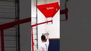 This Acuspike setup is the best! @AcuSpike #volleyball #volleyballworld #volleyballshorts