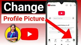 How to change youtube logo | change youtube profile Picture| youtube logo change profile| G guide