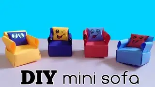 how to make a easy paper sofa / diy sofa / paper sofa / origami sofa/origami sofa 3d