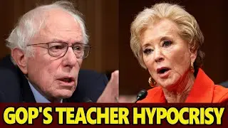 Republican Left SPEECHLESS After Bernie Sanders EXPOSES Her HYPOCRISY On Teacher Pay