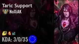 Taric Support vs Trundle - NoXiAK - EUW Challenger Patch 6.8