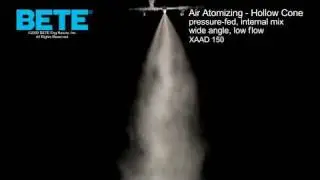Pressure-fed, internal mix, wide angle, low flow Nozzle: BETE XAAD 150A