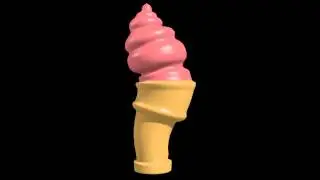 animated ice cream cone