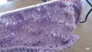 Mit Bobbel-Wolle, mein Strickvideo- Wellenmuster-D&uuml;nen