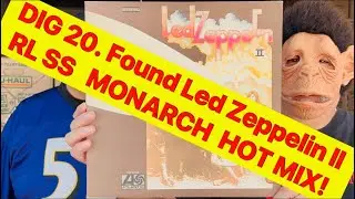 DIG 20 Led Zeppelin ll RL Hot Mix! Robert Ludwig Monarch Pressing Vinyl Record Finds. Vinyl Haul.