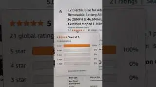 The bike with a PERFECT SCORE on Amazon