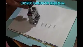 Carimbo Numerador Autom&aacute;tico Sequencial | Pr&aacute;tico e Preciso