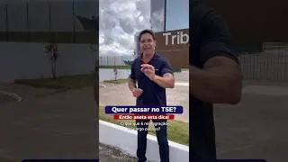 Quer passar no TSE? Ent&atilde;o anota essa dica! #3