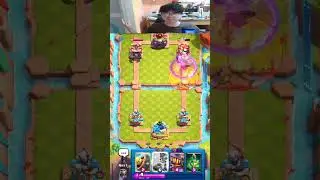 literally free wins #clashroyale #goblingiant
