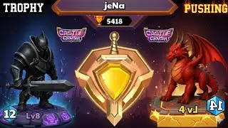 Instant Trophy 🏆 Push to Grand Master 2! Castle Crush 