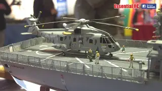 RC BOATS with AMAZING SCALE DETAIL (Solent RCMBC at Bovington Tank Museum) [UltraHD & 4K]