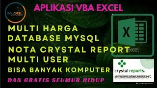 Cara membuat aplikasi penjualan multi harga di vba excel