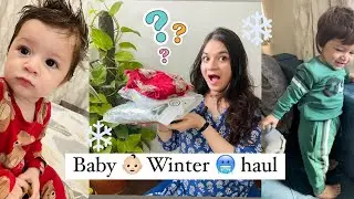 Baby 👶🏻 winter Haul 🛍️ from FirstCry | #babyclothes #firstcry #babyhaul #babyboy
