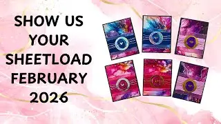 February 2026 SheetLoad of Cards | Alcohol Ink Vibes + Wax Seals