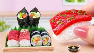 Amazing Miniature Crispy California Sushi Rolls 🍣| Mini Cooking