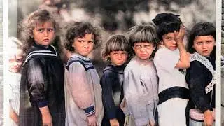 Orphans in Romania 1919 (Colorized Photos)