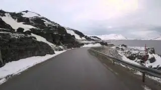 Road 889. Bakfjord - Snefjord - Slotten, 26.04.2016 [HD]