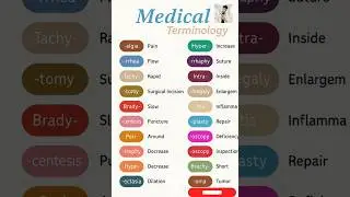 🎓 Medical Terminology Made Easy! 🩺Learn common medical prefixes & suffixes in seconds!💊 #shortsfeed