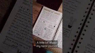 ✨️TAROT JOURNAL FLIPTHROUGH ✨️ #creative #diary #flipthrough #tarot #writing