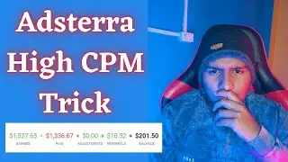 Adsterra High CPM Trick - Adsterra self click trick - Adsterra Review - Adsterra Payment Proof