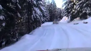Wagner creek road snow wheeing.