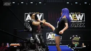 AEW: Fight Forever Corner Foot Choke/Face Trample in Slippers