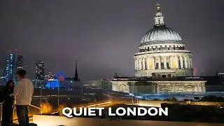 You Won&rsquo;t Believe London After Dark | Night Walk Thames & Rooftops 4K HDR