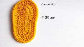 This Crochet Baby Shoe Sole Comes Out PERFECT 👣 | 3 -6 Months Tutorial