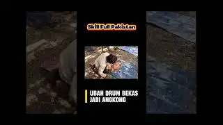 Skill Full Pakistan, Drum Bekas Jadi Cuan #mechanic #pakistani #like  #viralvideo