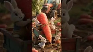 Rabbits Farm Fun or Bunny Harvest Adventure #baby #cute #short