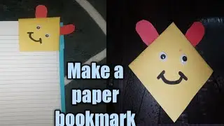DIY bookmark.paper bookmark.#yarncraft.