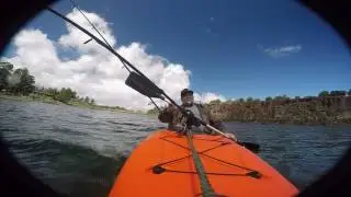 Kayaking on Fools Hollow lake