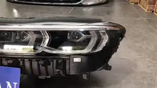 #2020 BMW ，#G11，#G12, BMW 7 Series full LED matrix headlights, old models are changed to new ones,