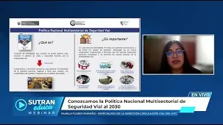 🔴 #EnVivo: Pol&iacute;tica Nacional Multisectorial de seguridad vial al 2030
