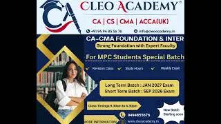 ICAI pattern focused teaching with continuous tests & revisions.&rdquo;