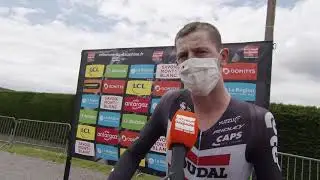 Harrison Sweeny - Interview at the finish - Stage 4 Crit&eacute;rium du Dauphin&eacute; 2021