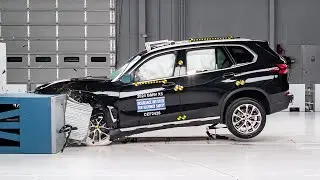 2024 BMW X5 updated moderate overlap IIHS crash test