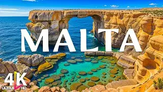 Malta 4K UHD - Historic Charm and Azure Waters with Relaxing Music - 4K Video Ultra HD