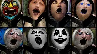 Granny V1.8 All Mods Angelina Spider Jumpscares Scenes | Granny 1.8 All Mods Spider Angelena