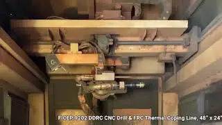 Ficep Structural Steel Saw, Drill and Thermal Coping Line