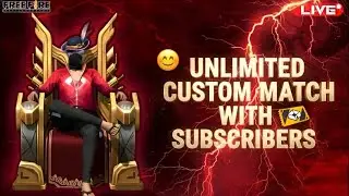 😎 CUSTOM MATCH 😎||🔥Live streaming of RJS  GAMING  #RJSgaming#fftamillive