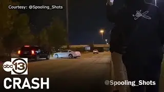 Video shows driver of a Mustang lose control after leaving 'meet up'