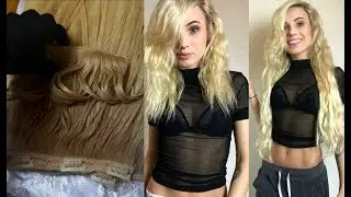 Dyeing My 20 Inch Hair Extensions From Omgqueenhair.com!